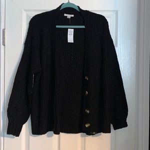 Black cardigan